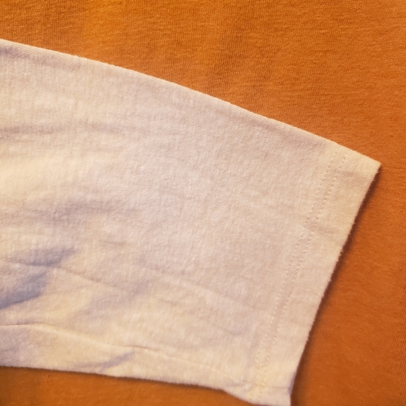 Old Navy Baseball Tee Size Women's L Orange & Cream - Picture 3 of 5